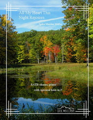 All My Heart This Night Rejoices SATB choral sheet music cover Thumbnail